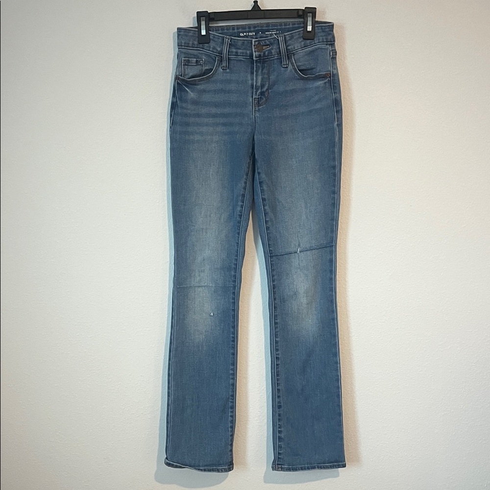 Old Navy Kicker Bootcut Mid Rise Jeans
